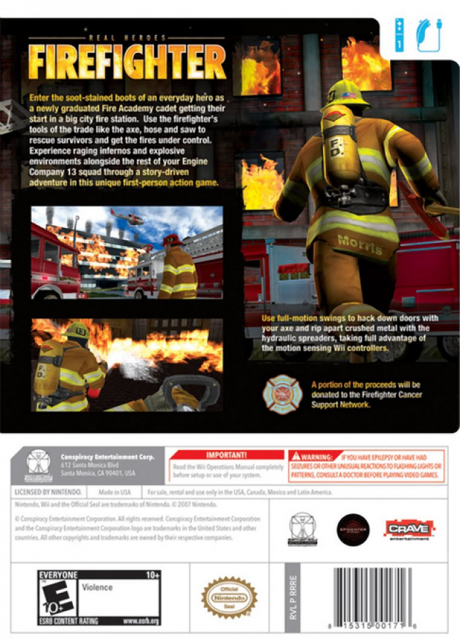 Real Heroes: Firefighter – Nintendo Wii (Wii)