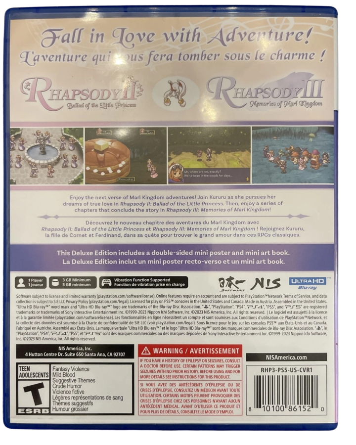 Rhapsody: Marl Kingdom Chronicles [Deluxe Edition] – PlayStation 5 (PS5)