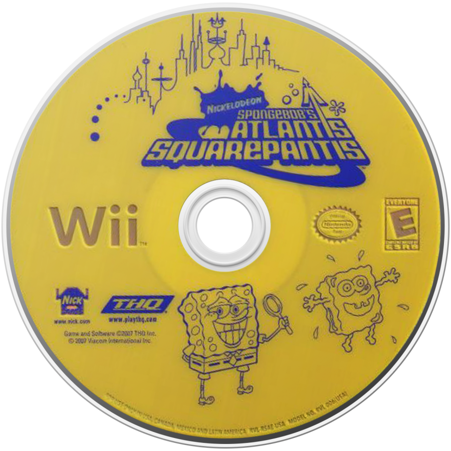 SpongeBob's Atlantis SquarePantis – Nintendo Wii (Wii)