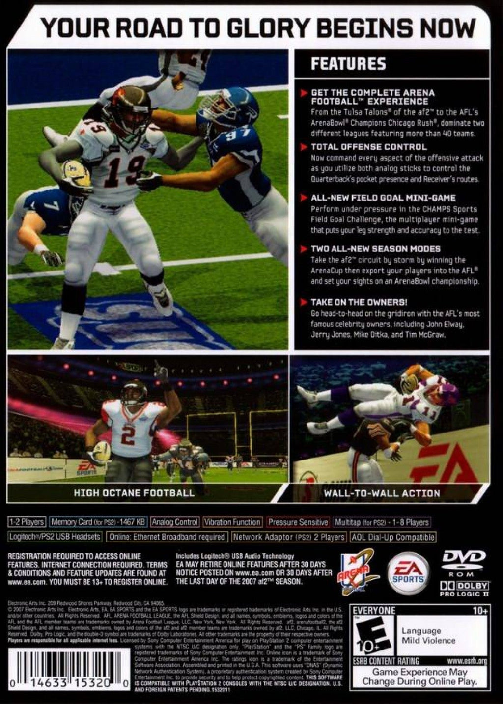 Arena Football: Road to Glory – PlayStation 2 (PS2)