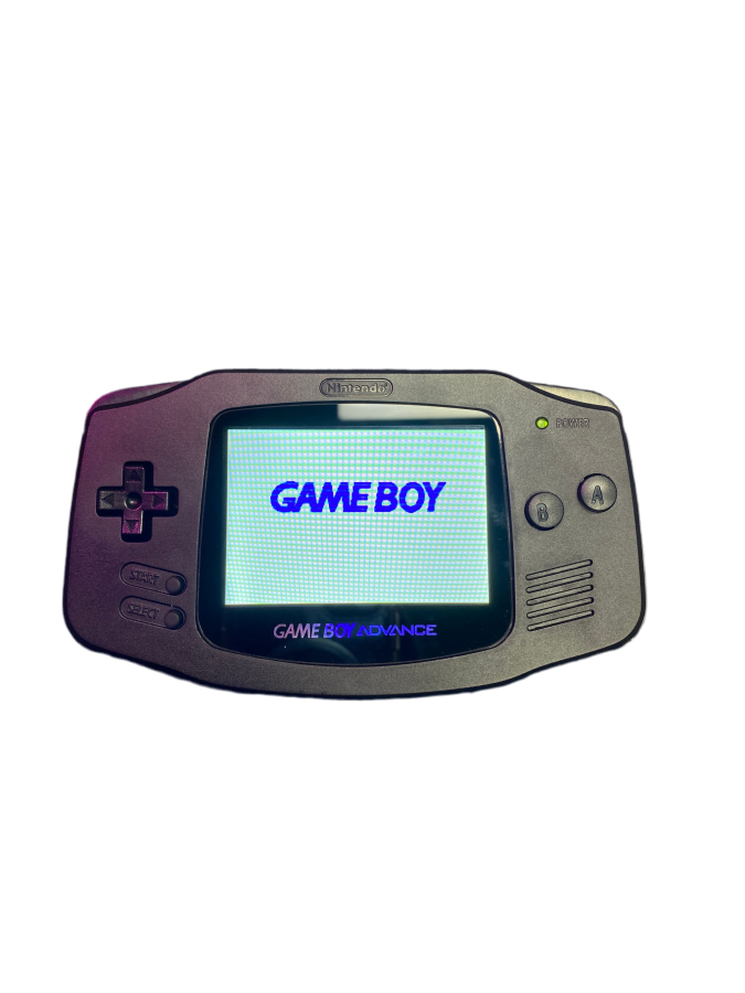 Game Boy Advance (GBA) [IPS Screen Mod] [Black Reshell] [Good]