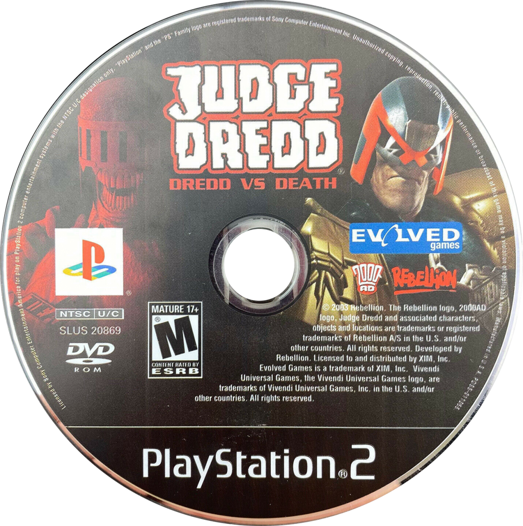 Judge Dredd Dredd vs Death – PlayStation 2 (PS2)
