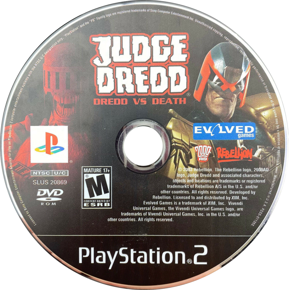 Judge Dredd Dredd vs Death – PlayStation 2 (PS2)