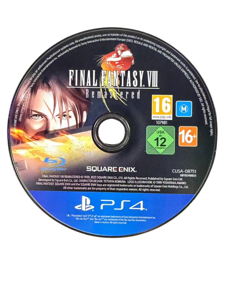 Final Fantasy VIII Remastered [PAL Import] – PlayStation 4 (PS4)