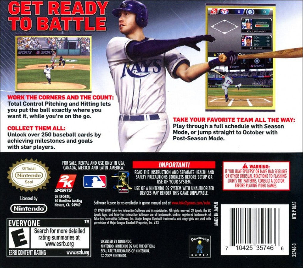 Major League Baseball 2K10 – Nintendo DS (DS)