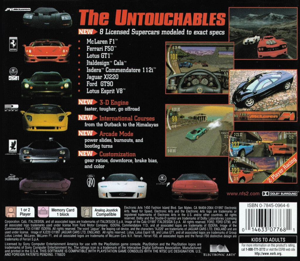 Need for Speed 2 [Greatest Hits] – PlayStation 1 (PS1)