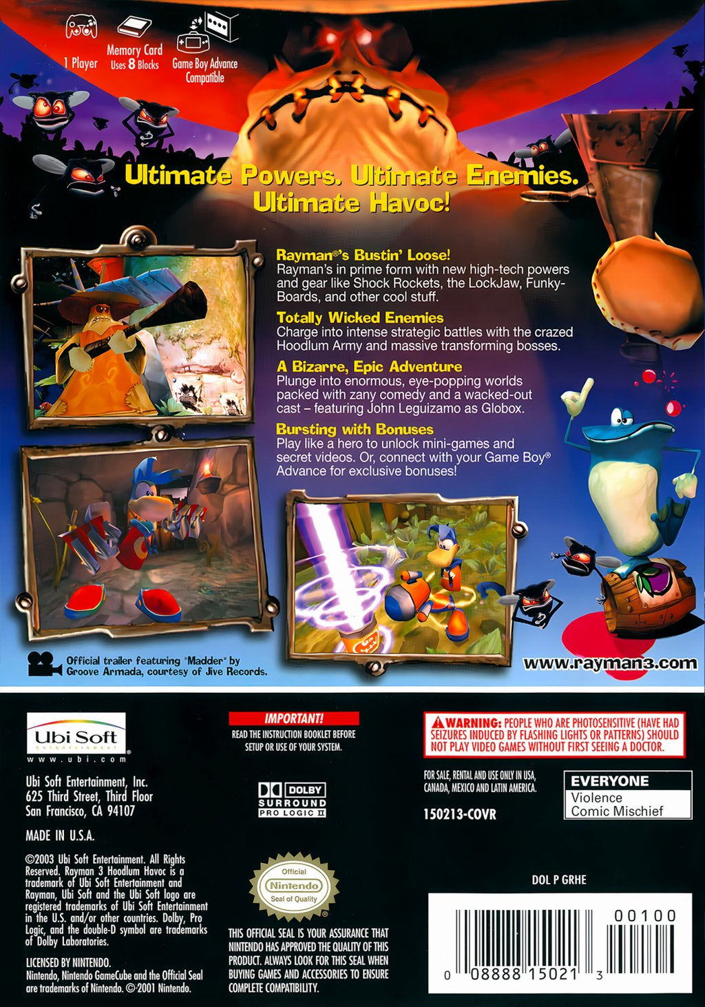 Rayman 3: Hoodlum Havoc – GameCube (GC)
