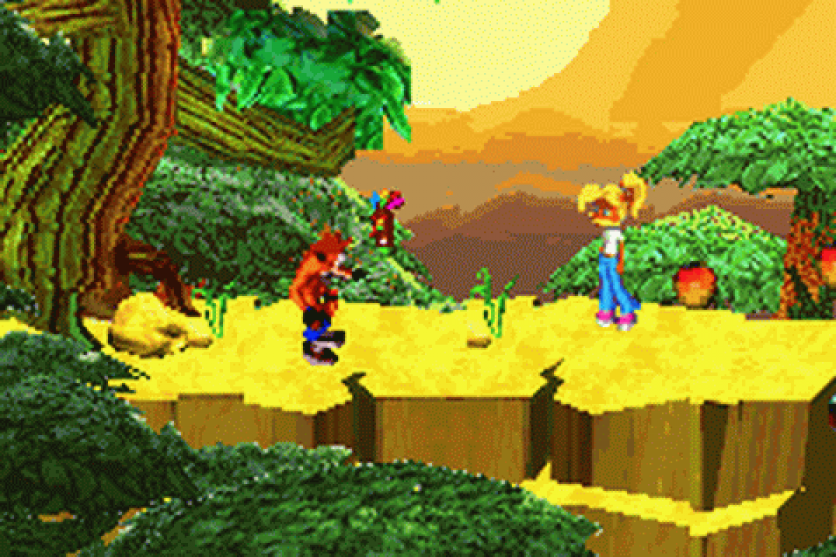 Crash Bandicoot: Purple – Game Boy Advance (GBA)