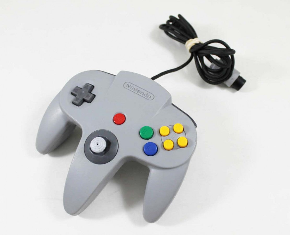 OEM N64 Controller [Gray] – Nintendo 64 Accessory (N64)