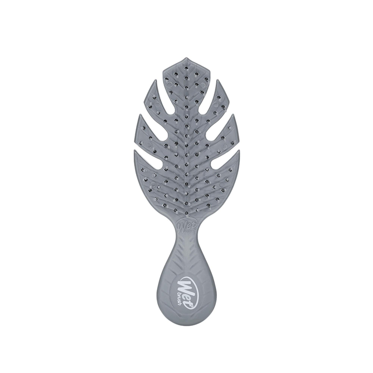 Wet Brush Go Green Mini Detangler Detangling Hair Brush Gray