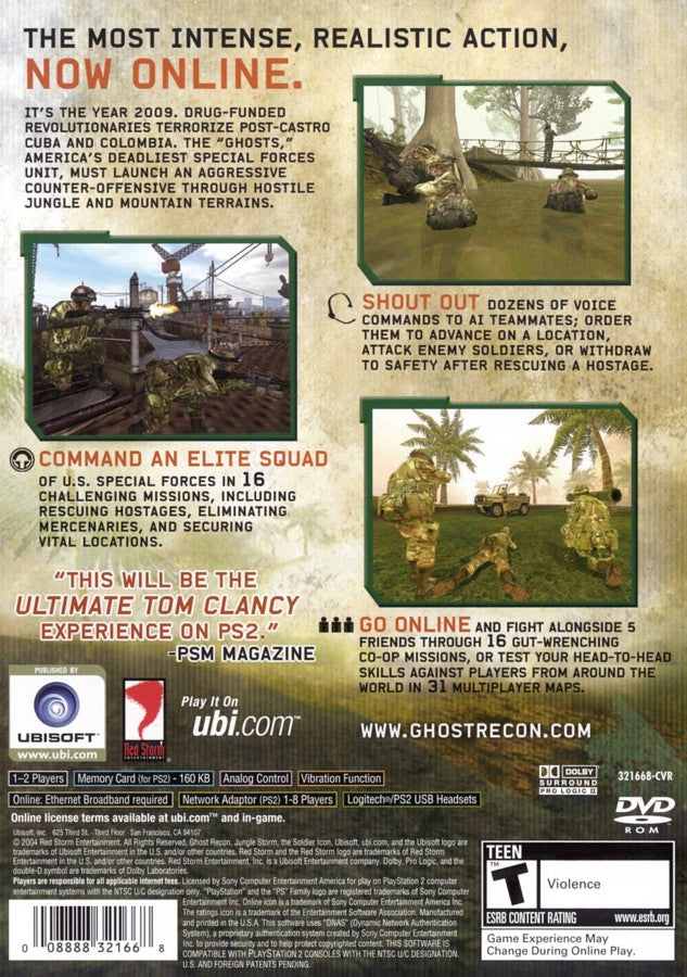 Tom Clancy's Ghost Recon: Jungle Storm – PlayStation 2 (PS2)