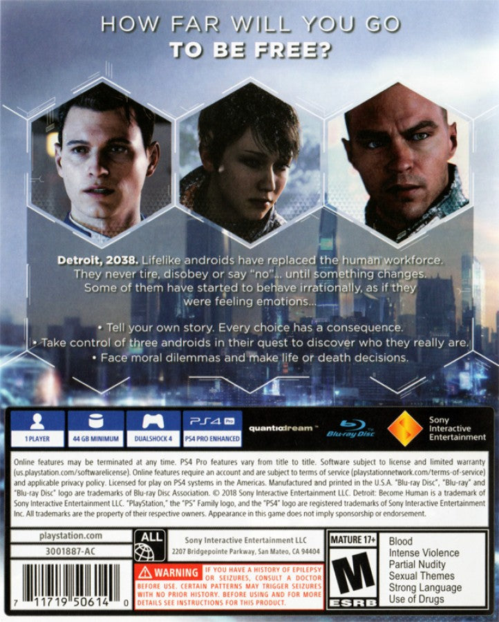 Detroit: Become Human – PlayStation 4 (PS4)