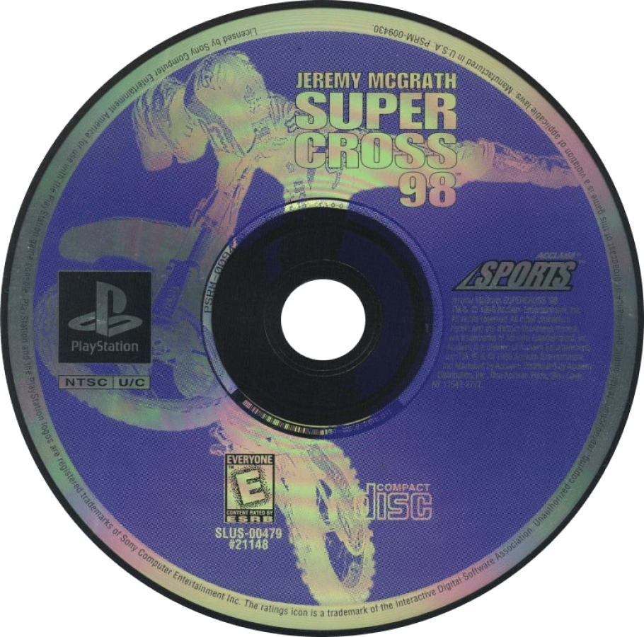 Jeremy McGrath Supercross 98 – PlayStation 1 (PS1)