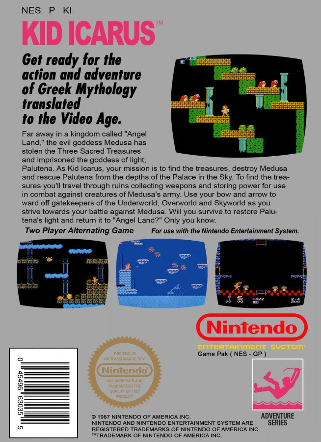 Kid Icarus – Nintendo Entertainment System (NES)