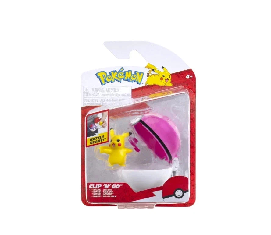Pokemon Clip 'N' Go Battle Figure [Pikachu Love Ball] – Figure