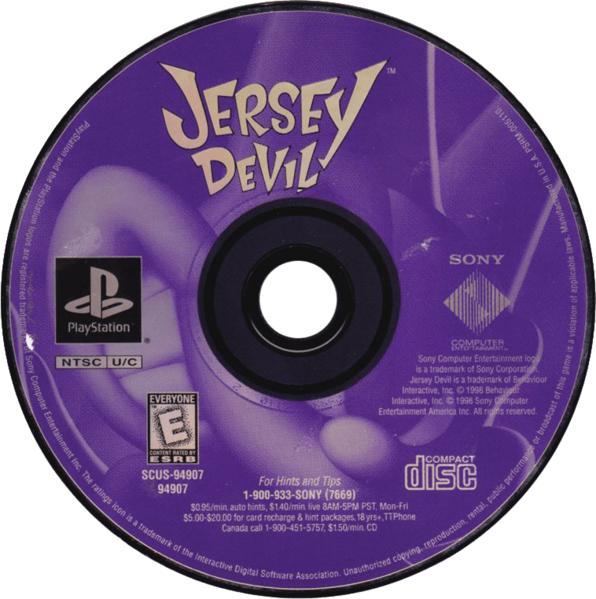 Jersey Devil – PlayStation 1 (PS1)
