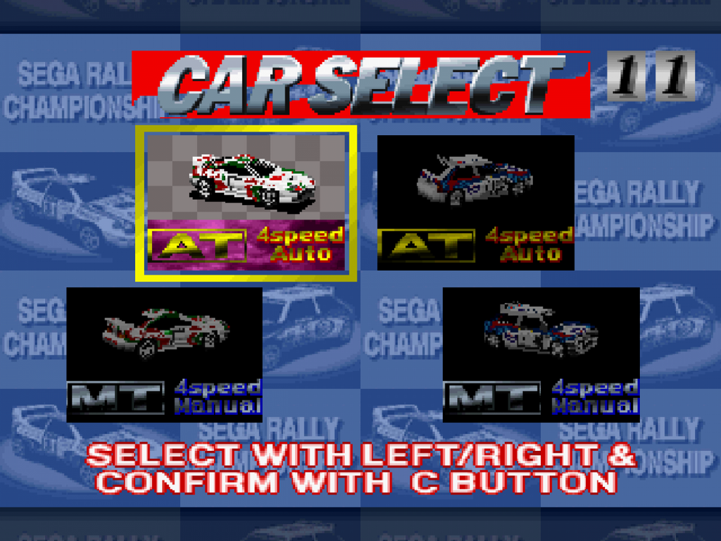 Sega Rally Championship – Sega Saturn (SS)