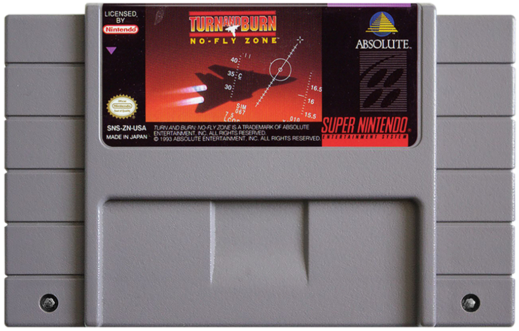 Turn and Burn No Fly Zone – Super Nintendo Entertainment System (SNES)