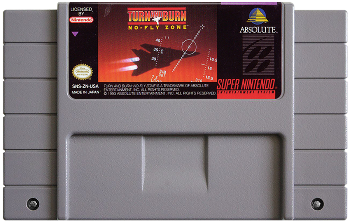 Turn and Burn No Fly Zone – Super Nintendo Entertainment System (SNES)