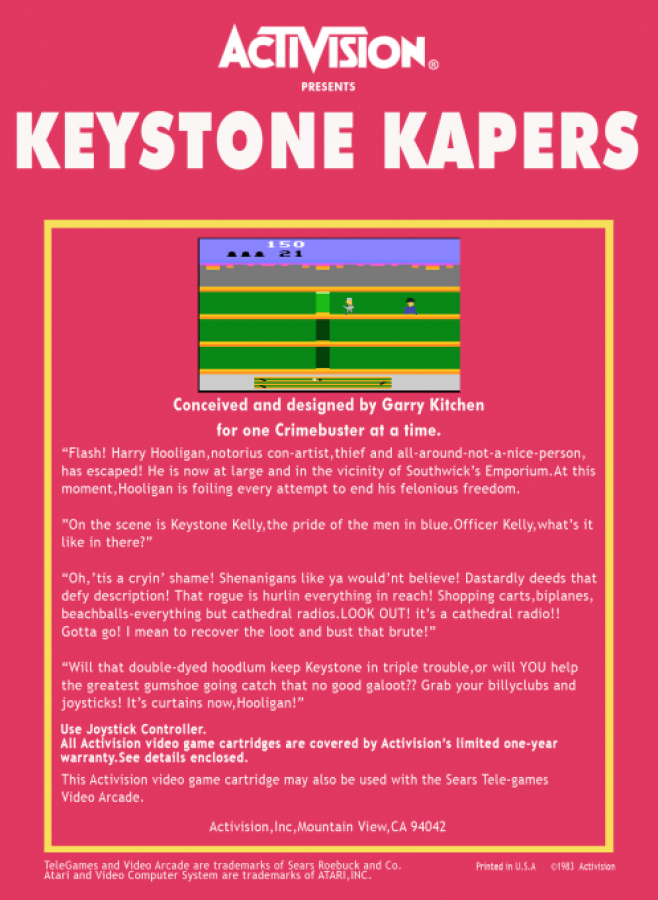Keystone Kapers – Atari 2600 (2600)