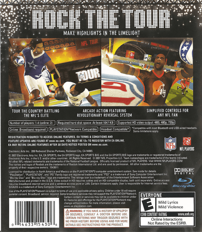 NFL Tour – PlayStation 3 (PS3)