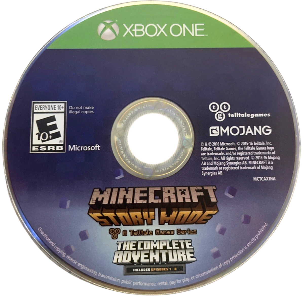 Minecraft: Story Mode The Complete Adventure – Xbox One (XONE)