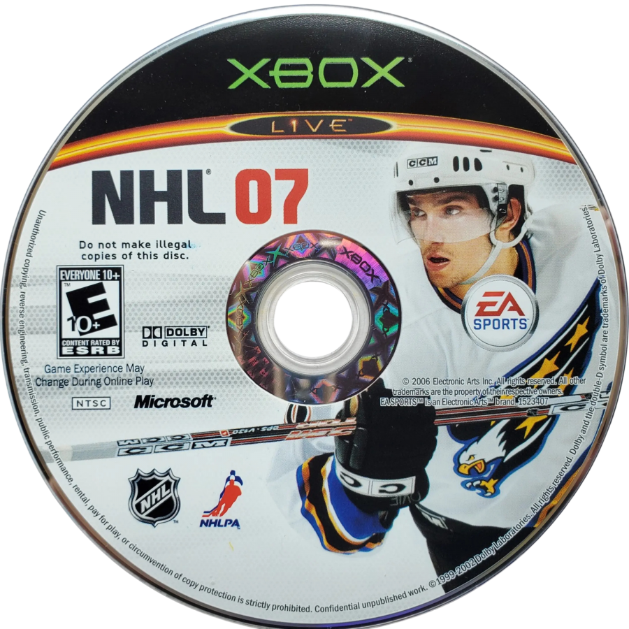 NHL 07 – Xbox (XBOX)