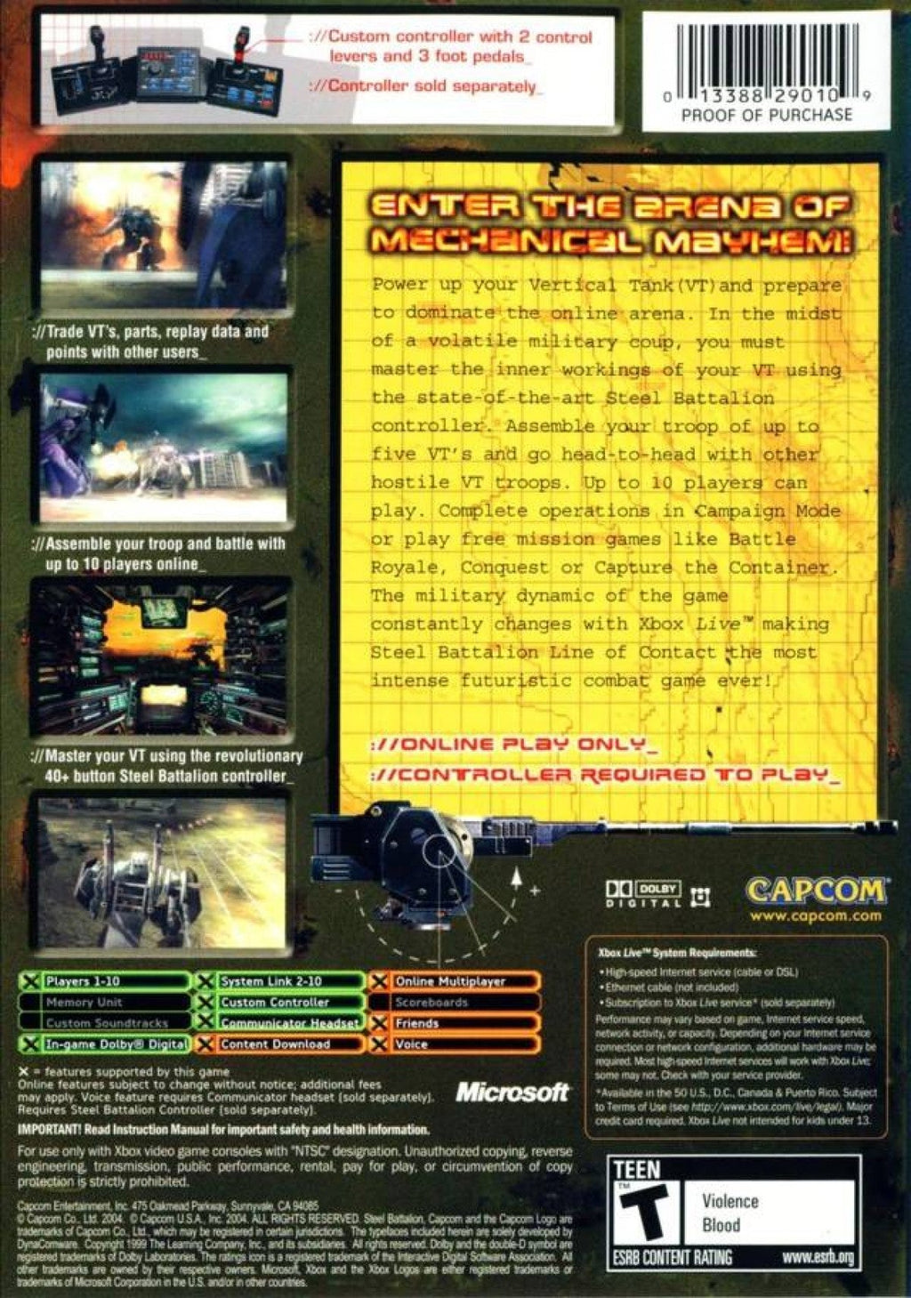 Steel Battalion: Line of Contact – Xbox (XBOX)