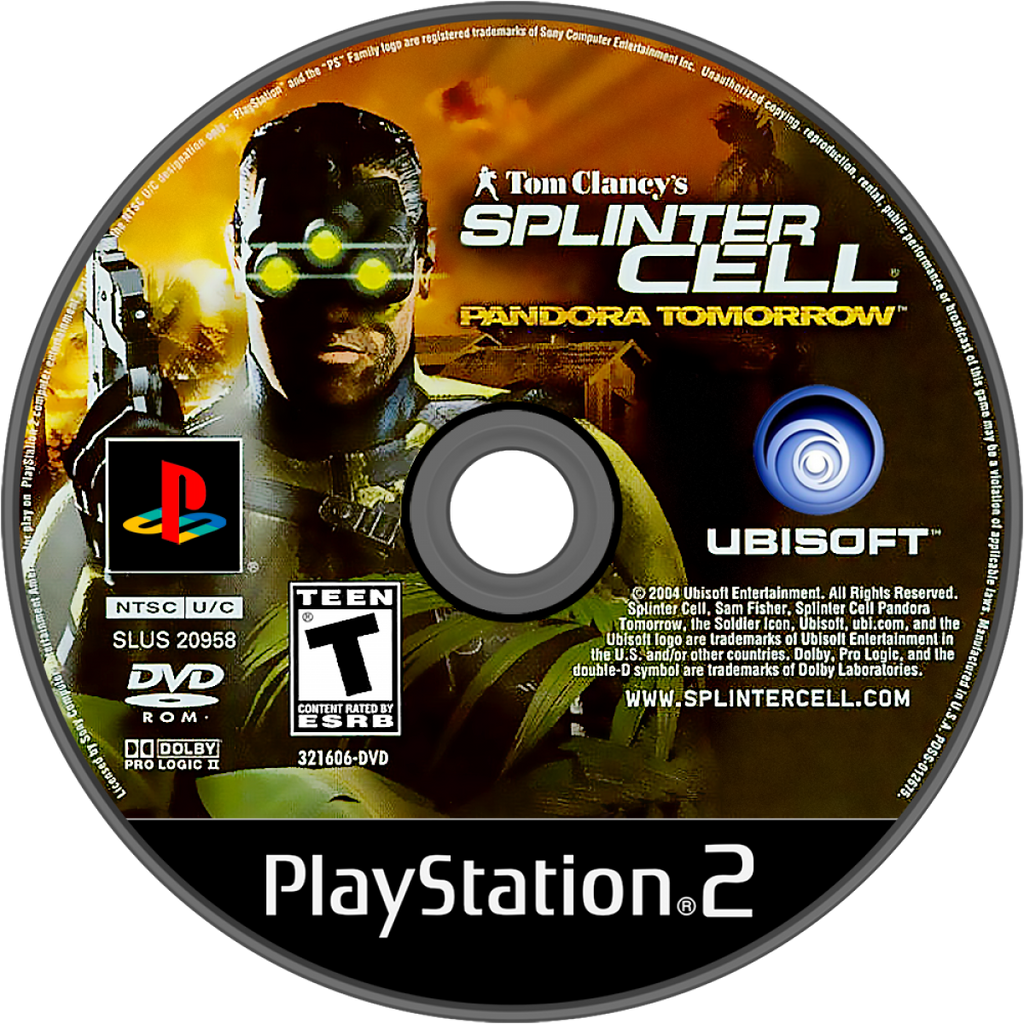 Tom Clancy's Splinter Cell: Pandora Tomorrow – PlayStation 2 (PS2)