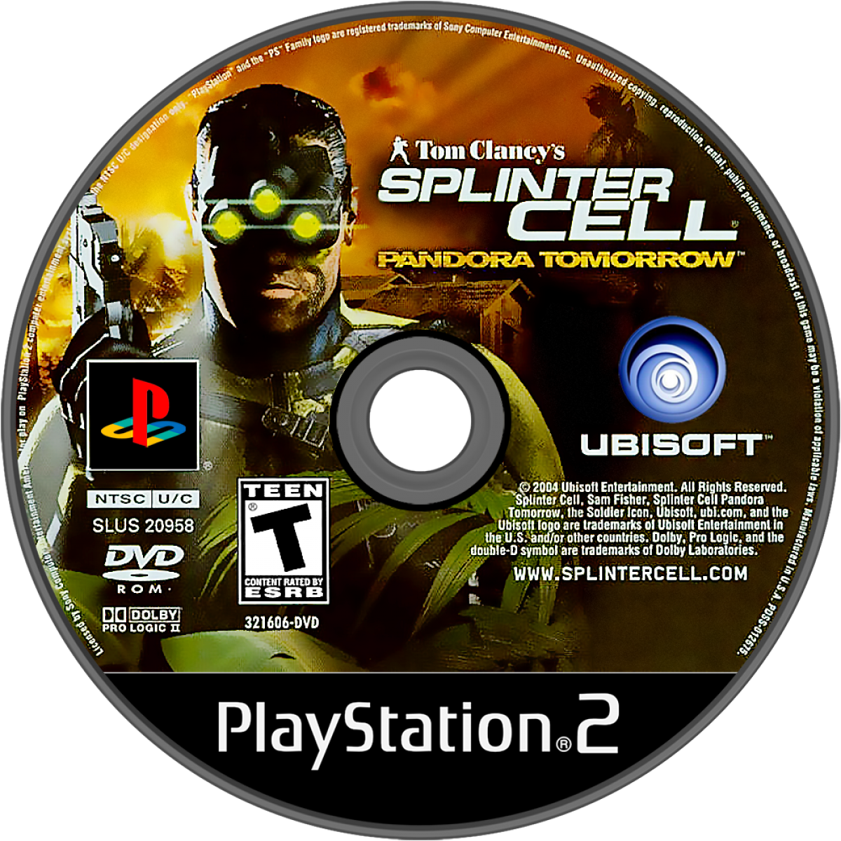 Tom Clancy's Splinter Cell: Pandora Tomorrow – PlayStation 2 (PS2)