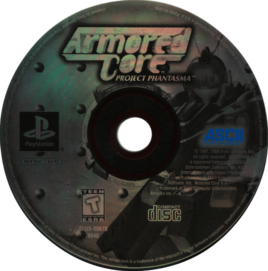 Armored Core: Project Phantasma – PlayStation 1 (PS1)