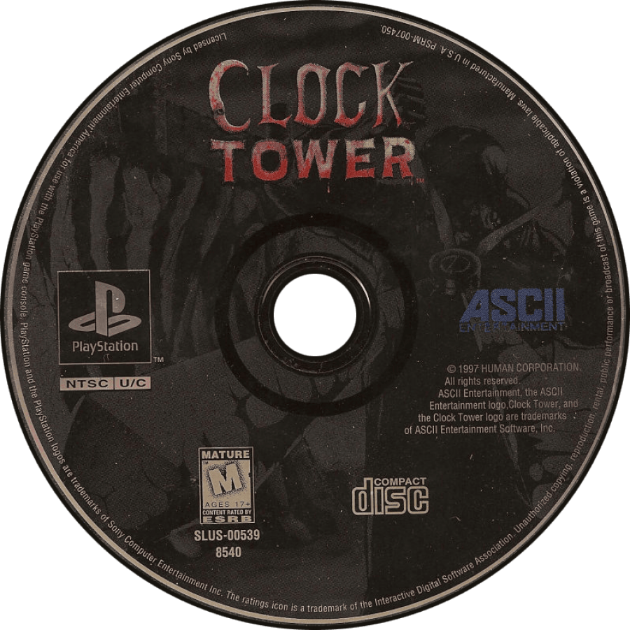 Clock Tower – PlayStation 1 (PS1)