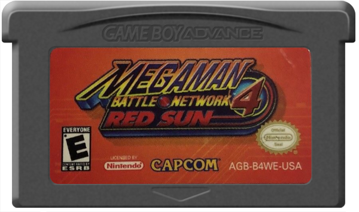Mega Man Battle Network 4: Red Sun – Game Boy Advance (GBA)