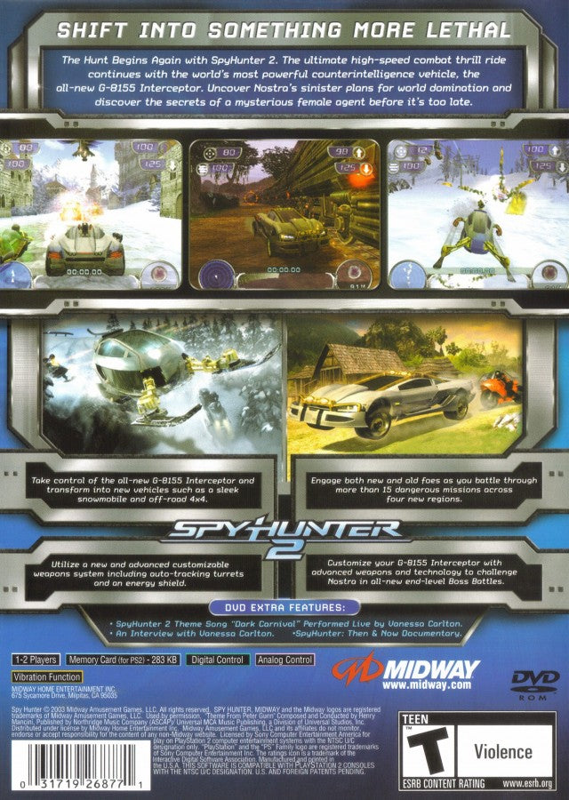 Spy Hunter 2 – PlayStation 2 (PS2)