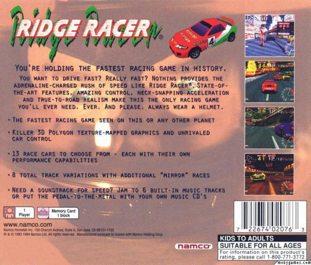 Ridge Racer – PlayStation 1 (PS1)