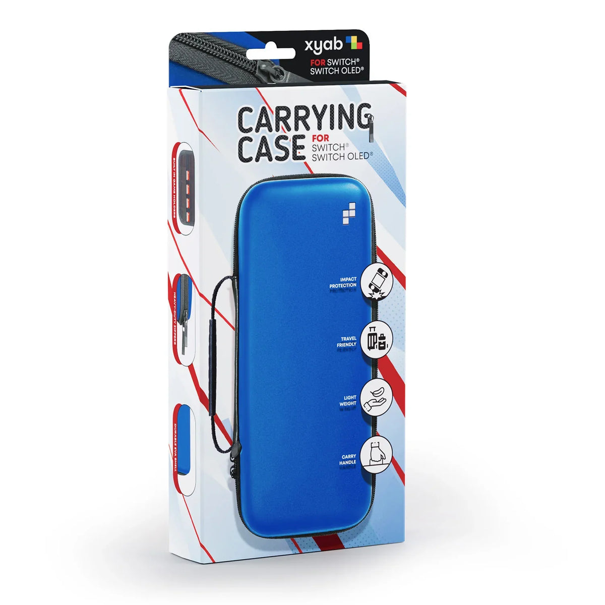 Travel Hard Shell Carrying Case (Blue) for Nintentendo Switch & Switch OLED – Nintendo Switch Accessory (NS)