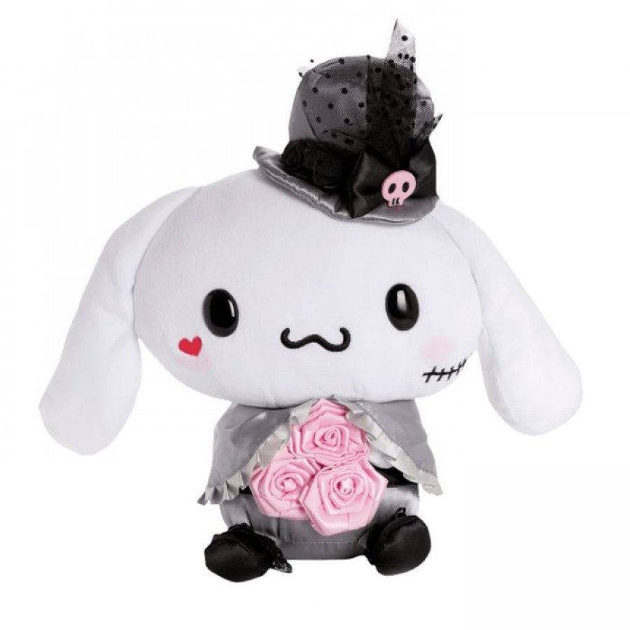 Cinnamoroll Halloween Black Rose 10" Plush