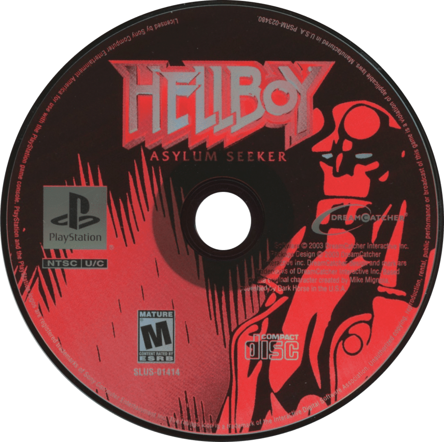 Hellboy Asylum Seeker – PlayStation 1 (PS1)