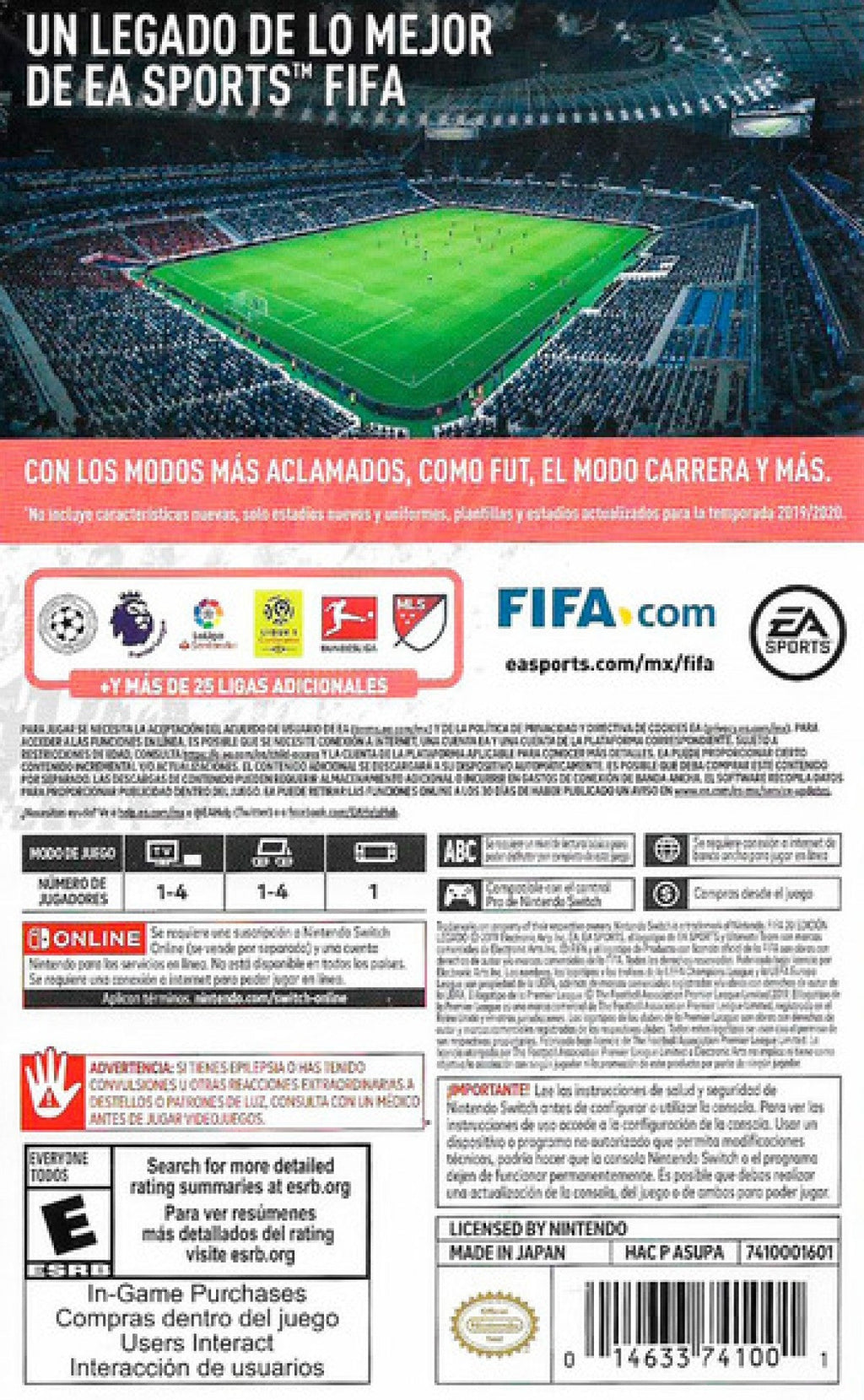 FIFA 20 – Nintendo Switch (NS)