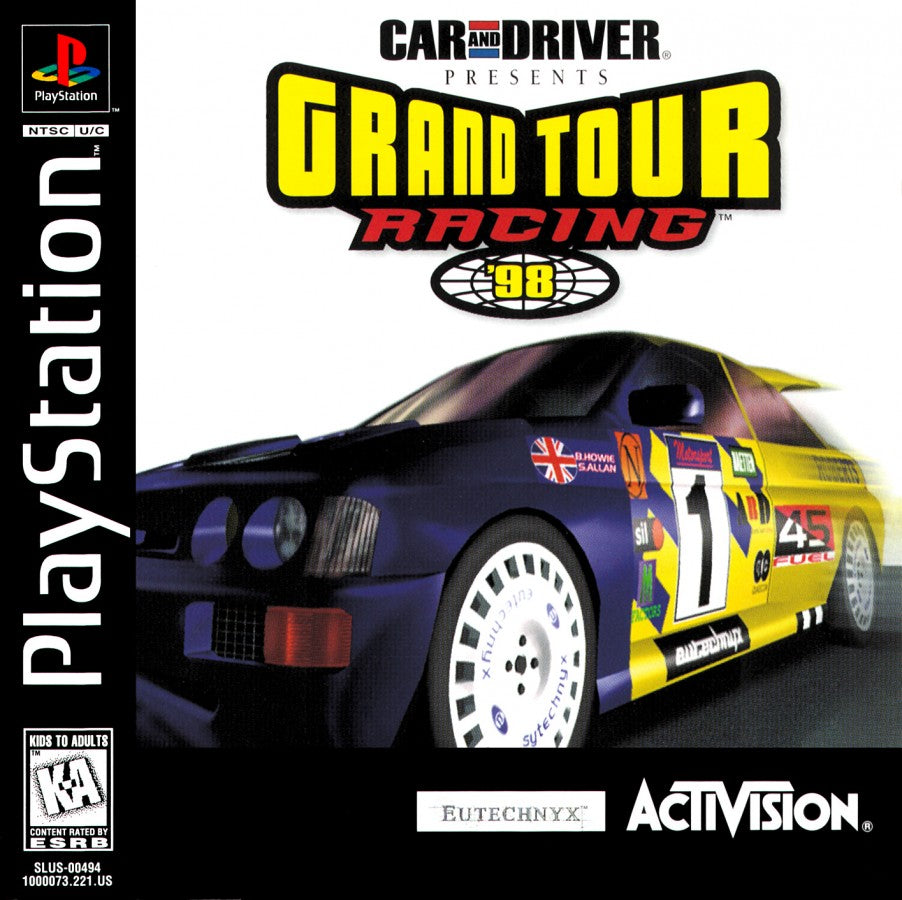 Car and Driver Presents: Grand Tour Racing '98 – PlayStation 1 (PS1)