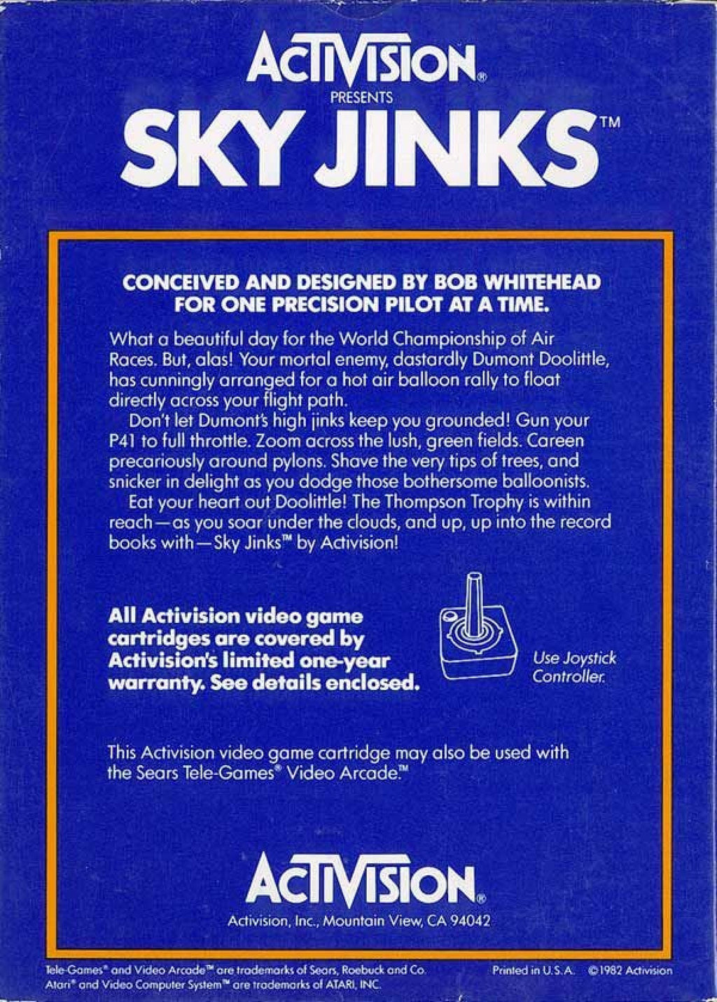 Sky Jinks – Atari 2600 (2600)