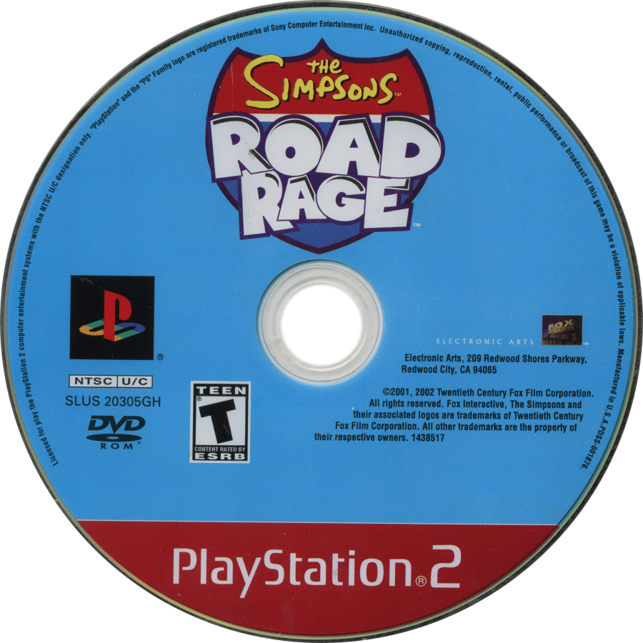 The Simpsons: Road Rage [Greatest Hits] – PlayStation 2 (PS2)
