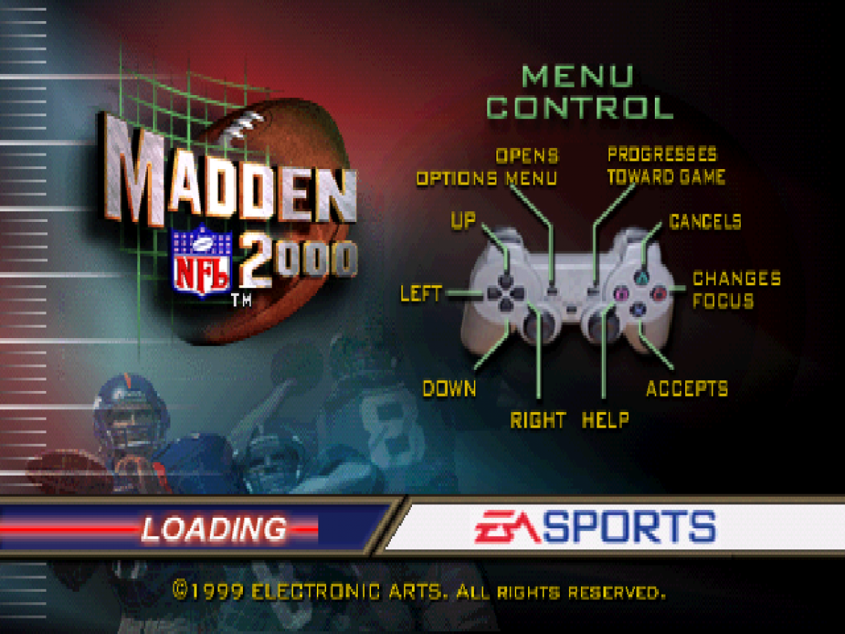 Madden NFL 2000 – PlayStation 1 (PS1)