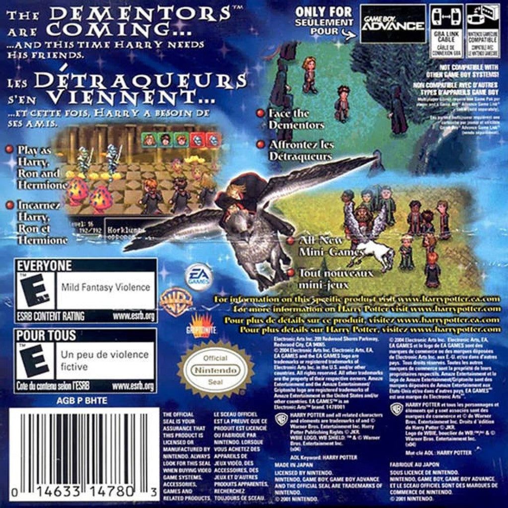 Harry Potter and the Prisoner of Azkaban – Game Boy Advance (GBA)