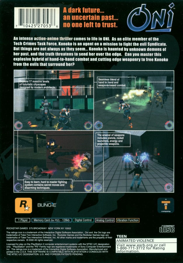 Oni – PlayStation 2 (PS2)