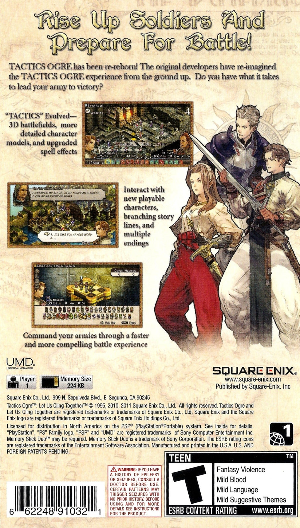 Tactics Ogre: Let Us Cling Together – PlayStation Portable (PSP)