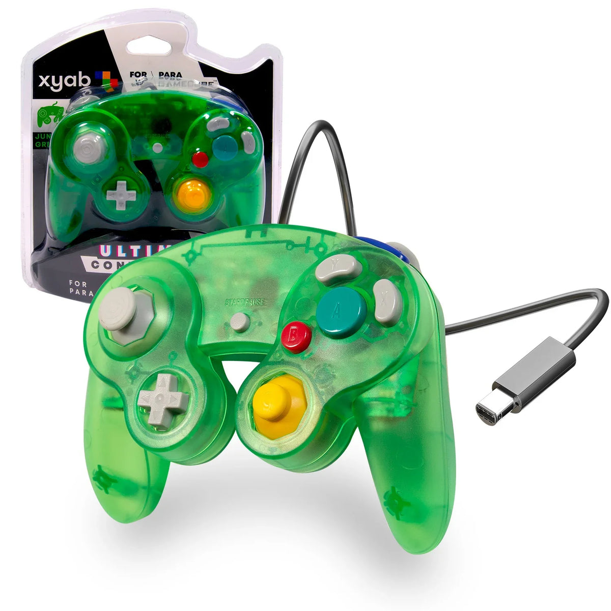 Wired Controller for GameCube/Wii [Jungle Green] – Gamecube/Wii Accessory