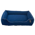 Bedspet Indoor Dog Bed Navy Blue Orthopedic Support 80x60 cm