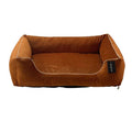 Bedspet Indoor Dog Bed Orange Comfortable Pet Cushion 80x60 cm