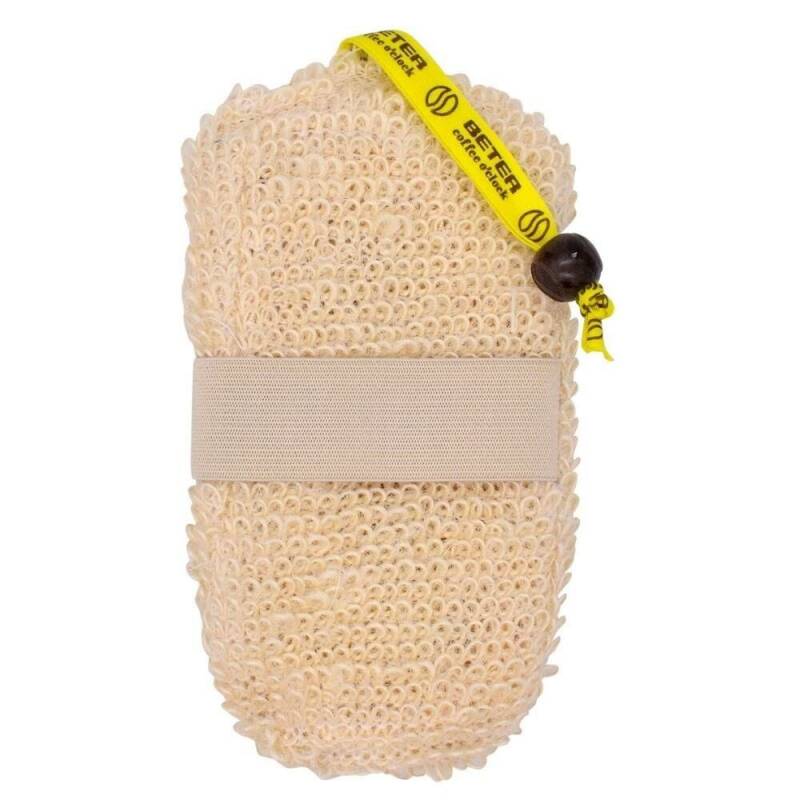 Beter Coffee o'Clock Hemp Bath Sponge for Gentle Exfoliation